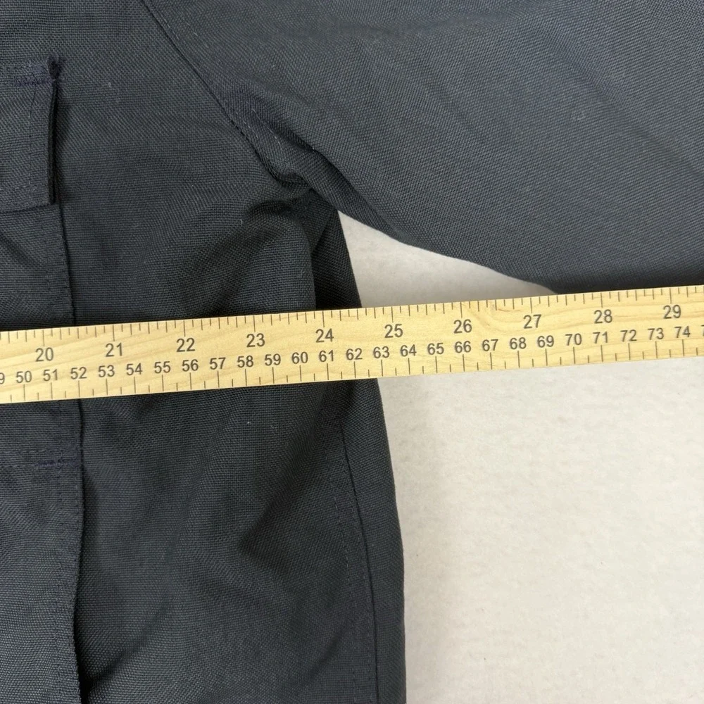 Vintage 90s Walls Mastermade Hooded Canvas Work Jacket Black‎ Large Corduroy USA